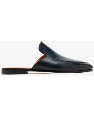 Magnanni Leather Slippers - White
