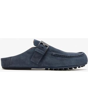 Tod's Suede Mules - Blue