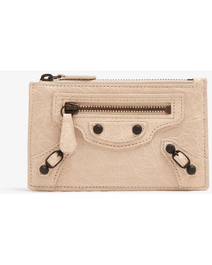 Balenciaga Le City Long Coin And Card Holder - Natural