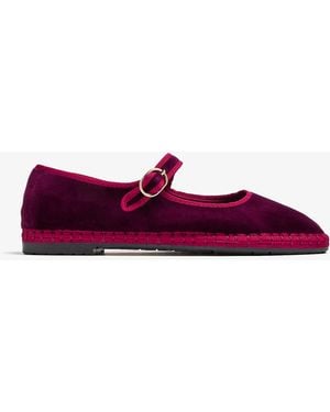 Flabelus Molly Mary Jane Ballerinas - Purple