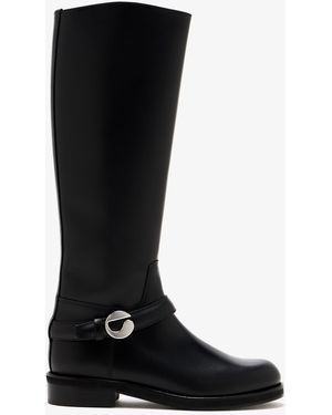 Coperni Belt Cavalier Boots - Black