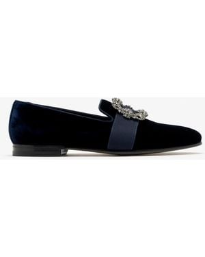 Manolo Blahnik Carlton Loafers - Black