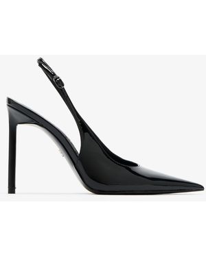 Sam Edelman Tegan Patent-Finish Slingback Pumps - White