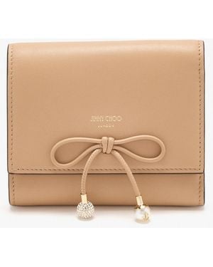 Jimmy Choo Marinda Compact Wallet - Natural