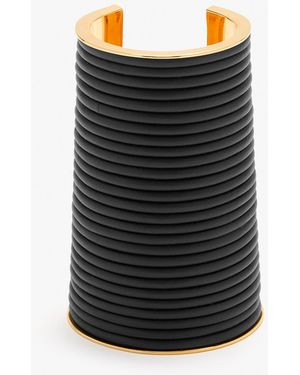 Alaïa Bobine Large Cuff - Black