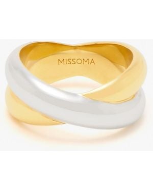 Missoma X Lucy Williams Chunky Entwine Ring - Yellow