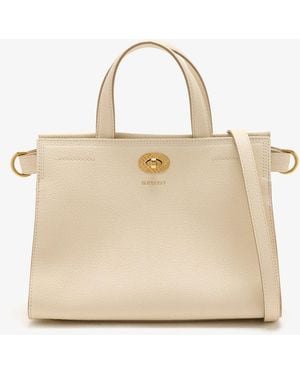 Burberry Mini Cotswolds Tote Bag - Natural
