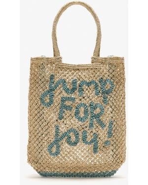 The Jacksons Lottie Jump For Joy Tote Bag - Blue