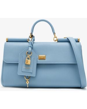 Dolce & Gabbana My Sicily Medium Handbag - Blue