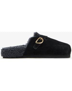 Ancient Greek Sandals Vasilitsa Slippers - Black