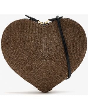 Alaïa Le Coeur Crossbody Bag - Brown