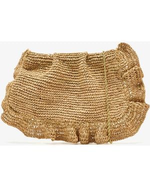 Loeffler Randall Mavis Clutch - Natural