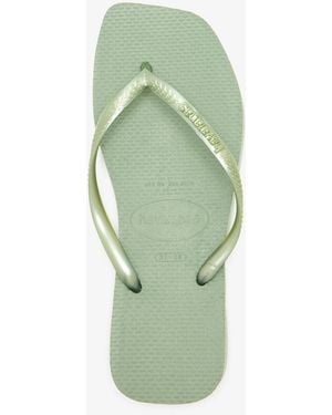 Havaianas Slim Square Flip Flops - Green