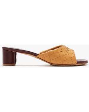 Bottega Veneta Livia Mules - White