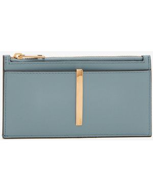 Tod's Leather Card Holder - Blue