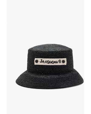 Jacquemus Le Bob Plage Bucket Hat - Black