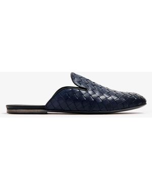 Neil Barrett Backless Woven Slippers - Blue