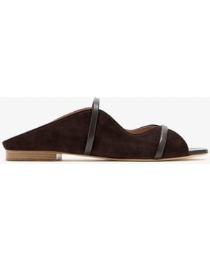 Malone Souliers Norah Flat Mules - White