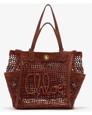 Chloé Iconic Double Carry Bag - Brown