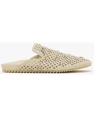 Pedro Garcia Braidy Slippers - White