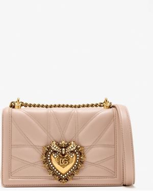 Dolce & Gabbana Medium Devotion Bag - Natural