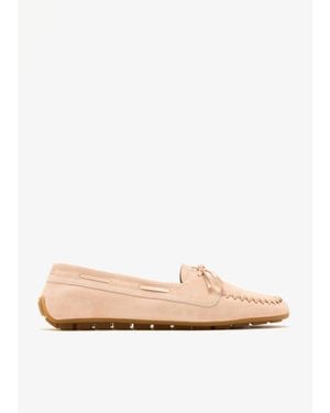 The Lline Laila Boat Shoes - Natural