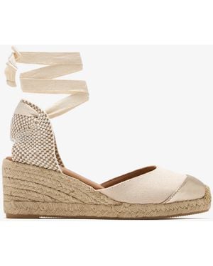 Luna Carlota Wedge Espadrilles - Natural