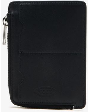Tod's Small Leather Pouch - Black