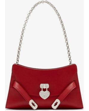 McQueen Locke Mini Shoulder Bag - Red