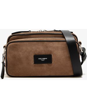 Dolce & Gabbana Dg Split Calfskin Belt Bag - Brown