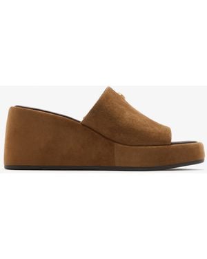 COACH Marie Platform Sandals - Brown