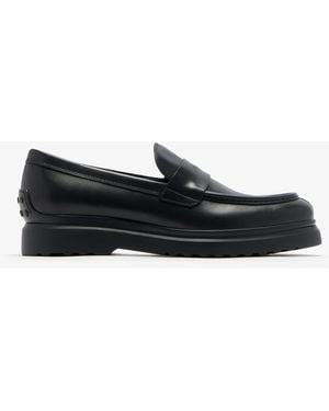 Tod's Leather Loafers - Black