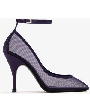 Alaïa Mesh Pumps - Blue