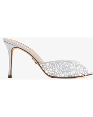 Steve Madden Rollout Mules - White