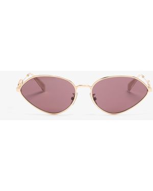 Celine Wire Oval Sunglasses - Pink