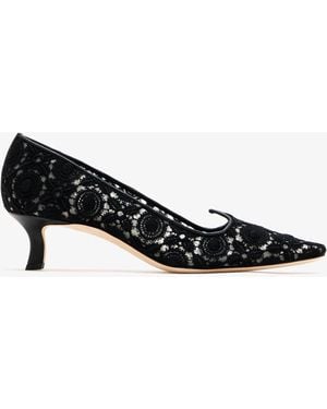 Manolo Blahnik Euridi Pumps - Black