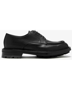 Neil Barrett Leather Derby Shoes - Black