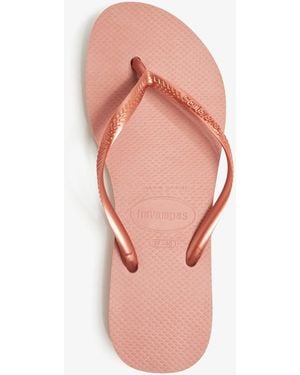 Havaianas Slim Flatform Flip Flops - Pink