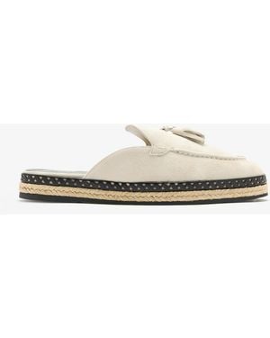 The Lline Racille Slippers - White