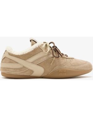 Miu Miu Gymnasium Sneakers - White