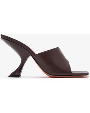 AMINA MUADDI Taylor 90 Slippers - Brown