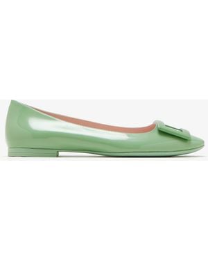 Roger Vivier U Look Ballerinas - Green
