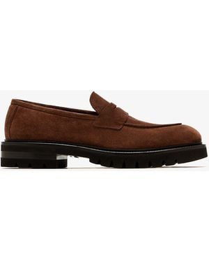 Ferragamo Auckland Penny Loafers - Brown