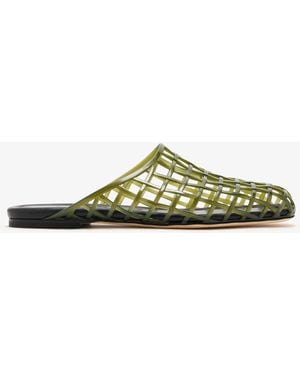 Vince Barcelona Jelly Mules - Green