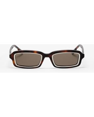 Dior Symbol S2I Rectangular Sunglasses - White