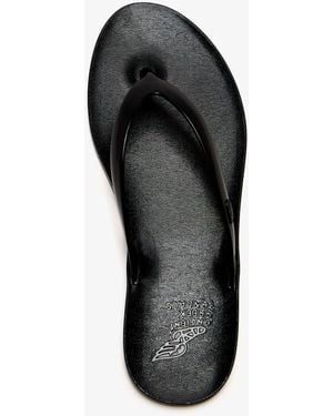 Ancient Greek Sandals Jelly Flip Flops - Black