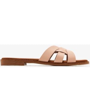 Luna Paloma Slide Sandals - White