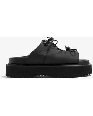 Simone Rocha Platform Ghillie Sandals - Black