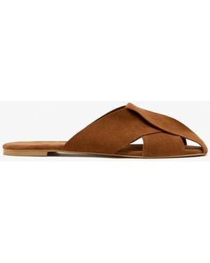 RAMLA Dane Mules - Brown