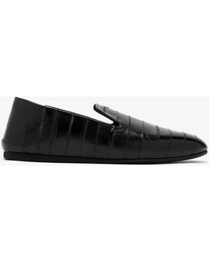 Giuseppe Zanotti Leather Loafers - Black